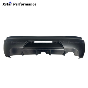Mitsubishi Lancer Evolution <span class=keywords><strong>Evo</strong></span> 7 8 9 vücut kiti için Oem tarzı yarım karbon Fiber arka tampon