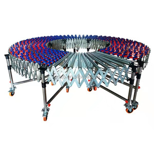 SJB Best Price Pholay Wheel Belt Driven Flexible Telescopic With Power Roller <strong>Conveyor</strong> Line for <strong>Loading</strong> <strong>Unloading</strong> - Product Image 5