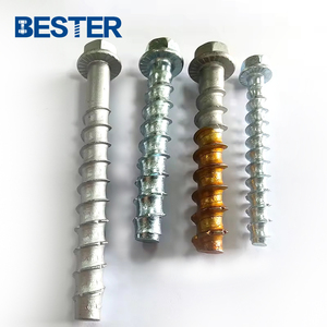 Galvanized Carbon Steel Hex Flange Head <strong>Anchor</strong> <strong>Bolt</strong> BiMetal Self Tapping Concrete <strong>Anchor</strong>