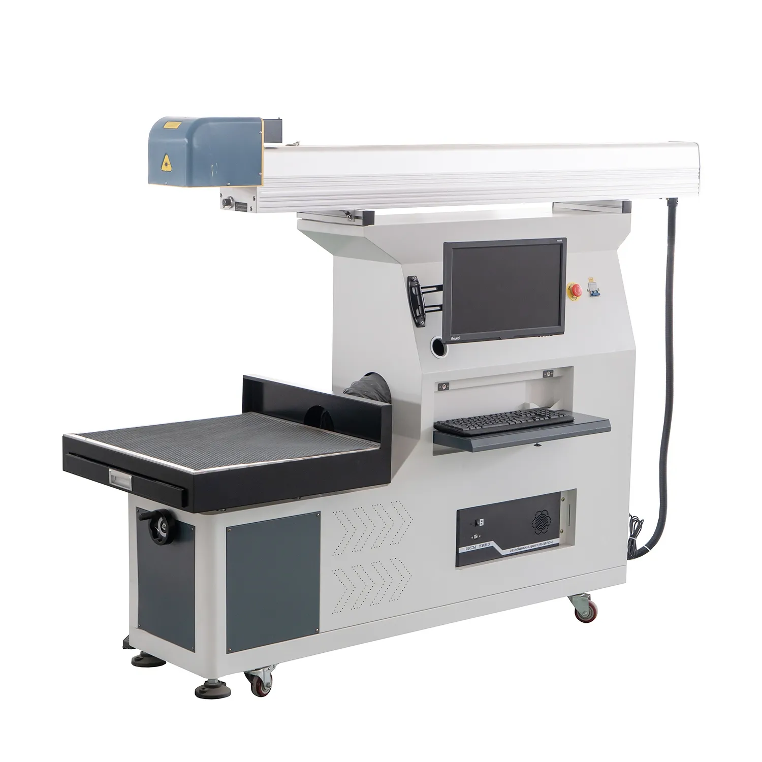Machine de gravure laser 3d co2 galvo Reci tube laser 100W grand Format 3D mise au point dynamique Co2 Galvo Machine de marquage Laser