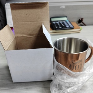 Sıcak satış 1 litre klasik tarzı alman bira kupası kahve bakır kaplama paslanmaz çelik bardak L 304/ 326 varil Stainly Stein - Product Image 3