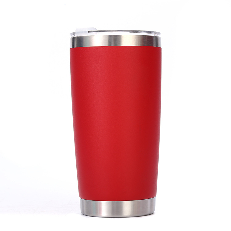 Plastic spray red base with open mouth and bottom