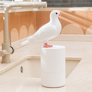 自動電気バッテリーソープディスペンサー自動販売機ピジョンデザインハンドサニタイザーABS素材ホテルバスルーム使用