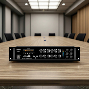 Professional PA 6CH Zone <strong>Output</strong> Amplifier for Public Address with USB Connectivity and Remote Control for <strong>Receivers</strong> &amp; Amplifiers - Product Image 2