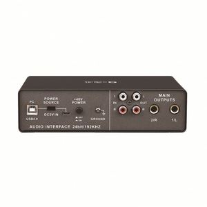 Professional Recording Soundcard 2 in 2 Out <strong>Audio</strong> Interface USB Interface <strong>Audio</strong> Studio - Product Image 6
