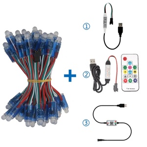 Ws2811 IC Built-in Christmas Outdoor Waterproof 50pcs/<strong>string</strong> Light <strong>String</strong> 12v <strong>Pixel</strong> Led Rgb <strong>Pixel</strong> Light - Product Image 2