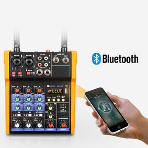 KE-T-100 4-way mikser ev performans efektörü kablosuz mikrofon bilgisayar canlı K şarkı bluetooth mikrofon - Product Image 2