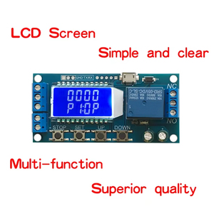 Xy-lj02 mikro USB dijital LCD ekran zaman geciktirme rölesi modülü DC 6-30V kontrol çok fonksiyonlu zamanlayıcı anahtarı tetik döngüsü modülü