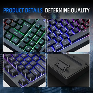 2025 Hot RGB Breathing Light Black Gamer Keyboard 89 teclas con cable USB Computer Office Gaming Teclados - Product Image 4