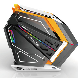2023高品質PCケースゲーミングPCキャビネットゲーミングコンピュータケースRATXケースデスクトップゲーマー - Product Image 2