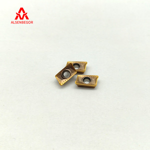 炭化タングステンフライスインサートAPKT160408 AS1029金属旋盤工具インデックス可能フライスツール旋盤旋盤工具 - Product Image 1