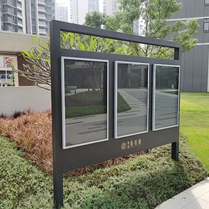 Bảng thông báo cộng đồng bảng thông báo công cộng bảng thông báo công cộng biển báo khu vực danh lam thắng cảnh công viên khu dân cư ngoài trời thép không gỉ - Product Image 4