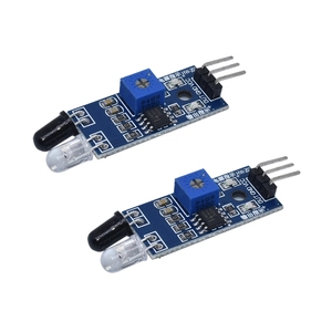 Robot eléctrico inteligente para coche, dispositivo electrónico inteligente, reflector, fotoeléctrico, 3 pines, infrarrojos, módulo de Sensor de prevención de obstáculos