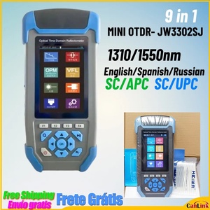 เครื่องวัดการสะท้อนแสงแบบออปติคอลไทม์โดเมน (OTDR) รุ่น 9 LN 1 Mini Pro ความยาวคลื่น 1310/1550 นาโนเมตร ความแม่นยำสูง สำหรับการทดสอบและวิเคราะห์ พร้อมเครื่องมือ OPM และ VFL สำหรับงานใยแก้วนำแสง - Product Image 3