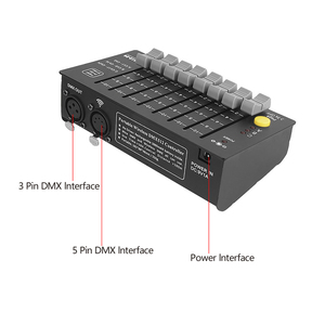 Attrezzatura per palcoscenici di controllo semplice di alta qualità, Controller Wireless Mini batteria 24CHs, Console per luci da palcoscenico con Controller DMX - Product Image 4
