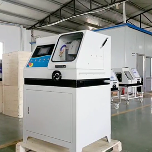 Metallographic Cutting <strong>Machine</strong> Q-100B Abrasive Cutting Saw Customized with X-axle and Cabinet - Product Image 6
