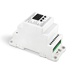 DIN-Rail DMX <strong>Controller</strong> Decoder DC 12V 24V 1CH DMX512 1990 to Constant Voltage <strong>PWM</strong> Dimming Signal Output Converter BC-831-DIN - Product Image 1