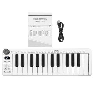 Teclado MIDI de 25 Teclas Recargable, Controlador MIDI de Control, Mini Teclado USB Portátil, 2 Unidades, 1 Unidad, 2 Unidades, 1 Unidad - Product Image 6