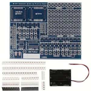 Kit di progetto elettronico per la saldatura di componenti SMD/SMT scheda pratica Kit di saldatura fai da te scheda di addestramento a Transistor a LED SMD - Product Image 1