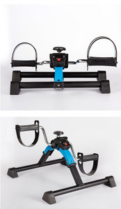 Katlanır pedalı egzersiz Mini egzersiz bisikleti taşınabilir ayak Peddler masa bisikleti kol ve bacak Peddler makinesi LCD monitör - Product Image 3