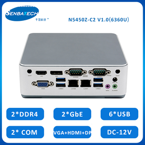 N5450Z-C2 skylake-u I5 6360U DDR4 32GB COM(RS232/RS485) Mini Itx gömülü bilgisayar endüstriyel gömülü kasa - Product Image 2