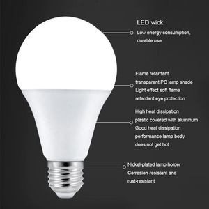 B22 E27 LED電球Smd2835 Dobドライバー110V 220V入力LEDライト5W 7W 9W 12W PP PC家庭用LED電球 - Product Image 3