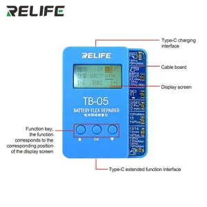 RELIFE TB-05 programmatore batteria per iPhone 8-16prmax riparazione dati sanitari avviso ciclo di modifica del tempo - Product Image 3