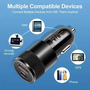 USB Type-Cカーチャージャー18W + 3.0高速充電12W出力15W保護対応PDタイプC携帯電話その他デバイスQC3.0 - Product Image 2