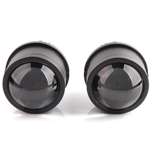 <strong>LED</strong> Fog Driving Lights Tri <strong>Color</strong> <strong>Bi</strong> <strong>Led</strong> Fog Light 110W Hi/Lo Beam White Yellow Biled Projector Lens 3 Inch for Any Car