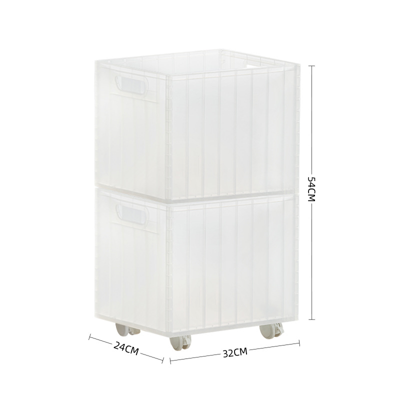 Transparent - Stackable version (with or without wheels)