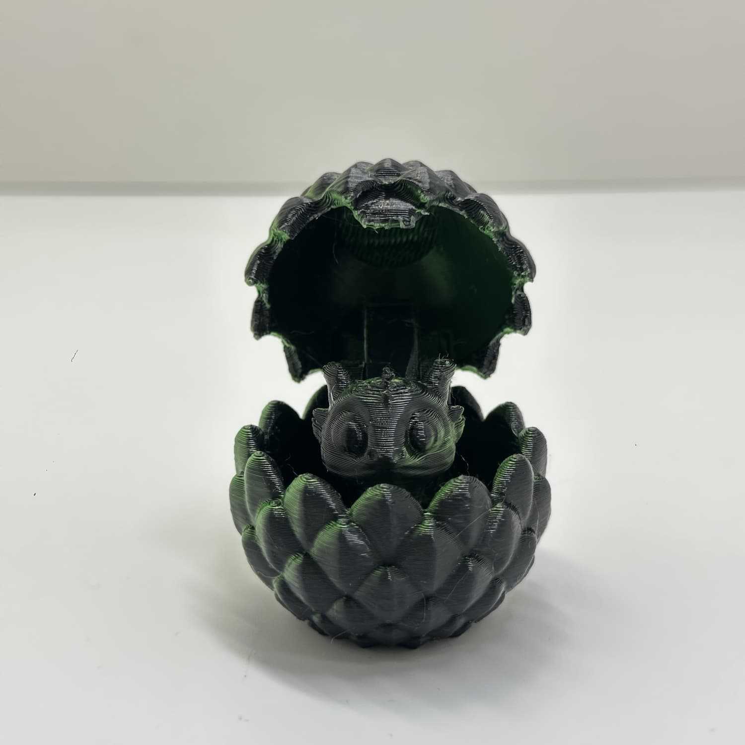 Silk black green