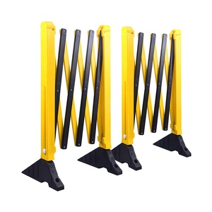 Rào chắn có thể mở rộng cổng an toàn hàng rào có thể thu vào rào cản tạm thời bảo vệ kiểm soát đám đông linh hoạt với chân đế nặng - Product Image 1