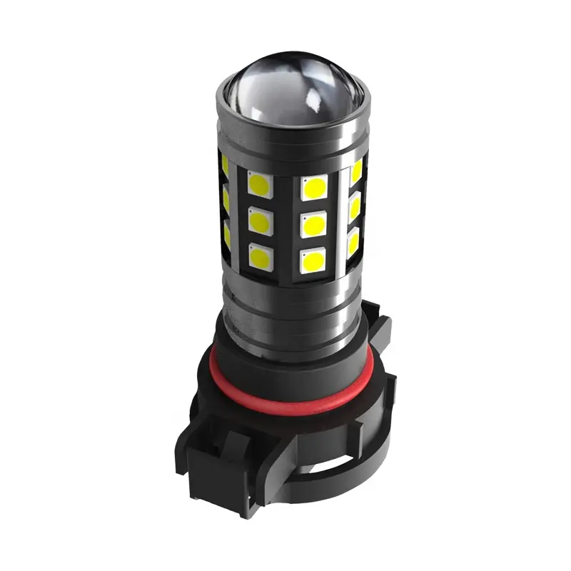 Jiachi lâmpada led para farol automotivo, 5202, h11, h8, h16, hb3, hb4, 9005, 9006, 3030, 27smd, 12v, 24v, luz branca, drl, 6000k