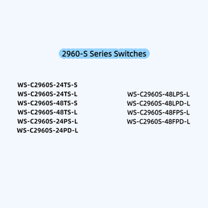 WS-C2960S-24PD-L gốc mới hoặc sử dụng ciscos chuyển đổi 2960S 24 gige PoE 370W, 2x10G SFP + LAN cơ sở. WS-C2960S-24PD-L - Product Image 1