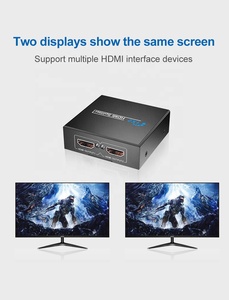 <strong>HDMI</strong> Splitter One in Two <strong>HDMI</strong> <strong>Switch</strong> Amplifier <strong>2</strong> <strong>Output</strong> 1X2 Female Splitter Distributor signal Router Video Audio Adapter