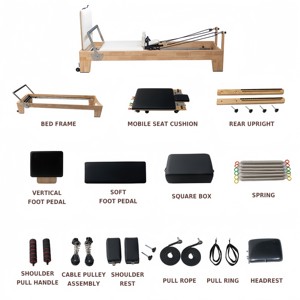 Pilates Cải Cách thương mại Maple Studio gỗ Pilates Cải Cách gỗ sồi Pilates cải cách giường - Product Image 3