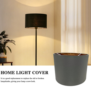 Großhandel Gold Tisch lampe mit Creative TC Stoff PVC Lampen schirm Minimalist isches Design Einfache Installation und abnehmbare Funktionen - Product Image 3