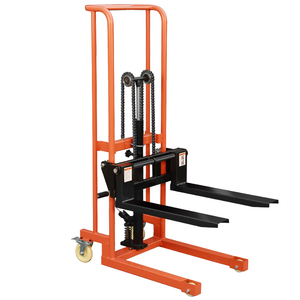 Small Household Micro Electric <strong>Loading</strong> <strong>Unloading</strong> Manual Hydraulic Forklift Lift <strong>Platform</strong> Truck with Stacker Trolley - Product Image 1