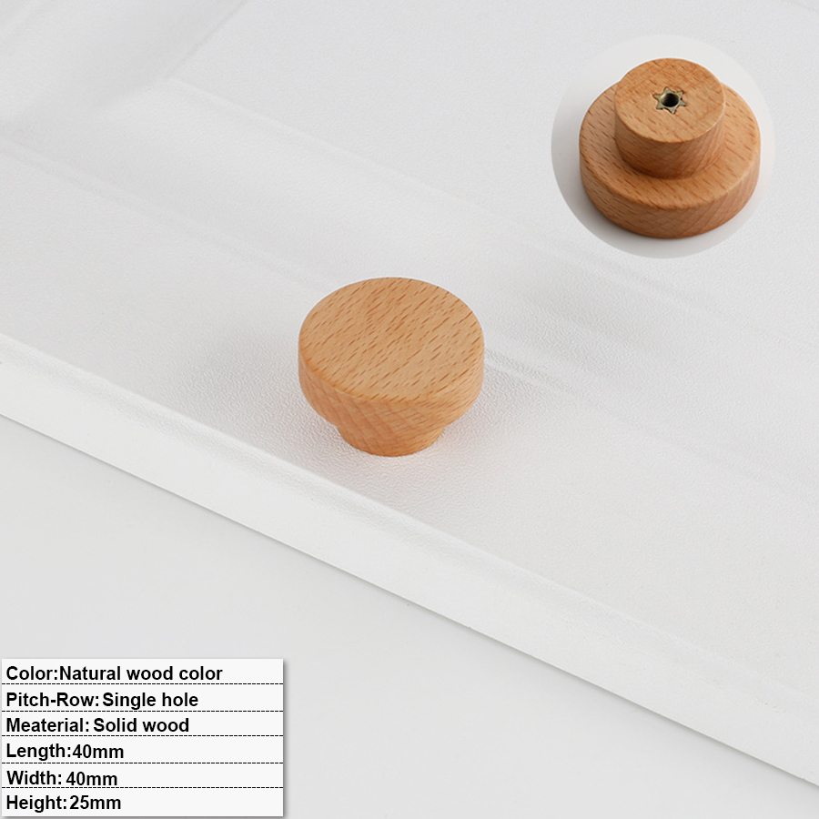 Couleur bois naturel-CY-FH-W510-Simple trou