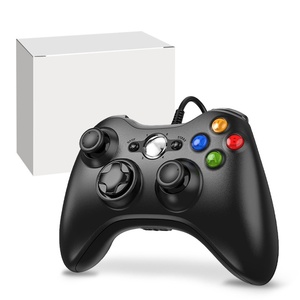 ブラックミニ振動モータージョイスティック有線/ワイヤレスXbox 360用PC用ゲームコントローラーP3 Android用小型ゲームコントローラー - Product Image 5