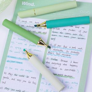 Assorted Colors 12 Counts of Aesthetic <strong>Highlighter</strong> Pen Set Soft <strong>Chisel</strong> <strong>Tip</strong> Cute <strong>Highlighters</strong> Mild Colors with Retro Barrel - Product Image 3