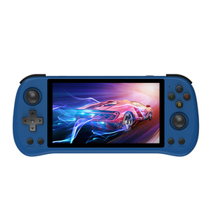 เครื่องเกม X55แบบโอเพ่นซอร์สเครื่องเล่นเกมมือถือขนาดเล็ก HD PSP Rocker Arcade N64ย้อนยุคหน้าจอขนาดใหญ่แบบพกพาเกมมือถือ ISP