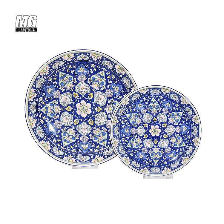 Ceramic Stoneware Porcelain Dishes & Plates Luxury Wholesale custom logo pattern Hot Sale dinner set