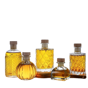 Châu Âu Roman phong cách tùy chỉnh nhãn Màn hình in 200ml 300ml lạnh <span class=keywords><strong>Brew</strong></span> chai thủy tinh nút chai trái cây rượu vang nước giải khát hình vuông - Product Image 4