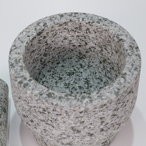 Grosir alami granit cobek batu dan alu alat Herbal & bumbu untuk rempah obat biji-bijian - Product Image 4