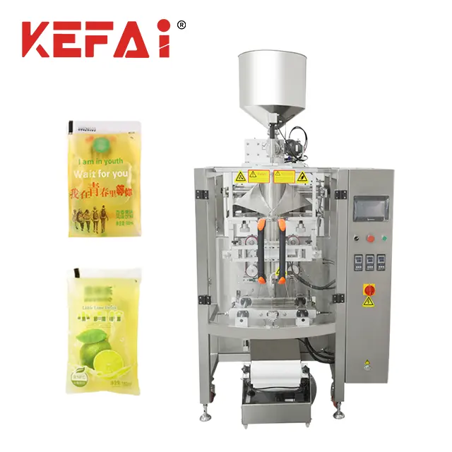 KEFAI Automatic Vertical 100-6000ml Fruit Juice Pouch Bag Packing Machine Large Pouch Packaging Machine