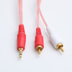 Cable de Audio GP de 2 núcleos, divisor de 1,5 MM y 2,5 MM, Cable de altavoz OFC y CCA para ordenadores, cables de teléfonos móviles, producto de ensamblaje de cables - Product Image 2