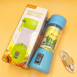 Kablosuz taşınabilir Blender 6-leaf Blade USB şarj edilebilir Mini meyve suyu mikseri suyu sallar sebze Mini meyve suyu bardak için uygun - Product Image 4