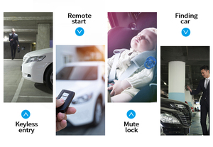 SPY Electric Alarm Car <strong>Push</strong> to Start <strong>Keyless</strong> Entry <strong>System</strong> Engine Start <strong>Button</strong> - Product Image 2