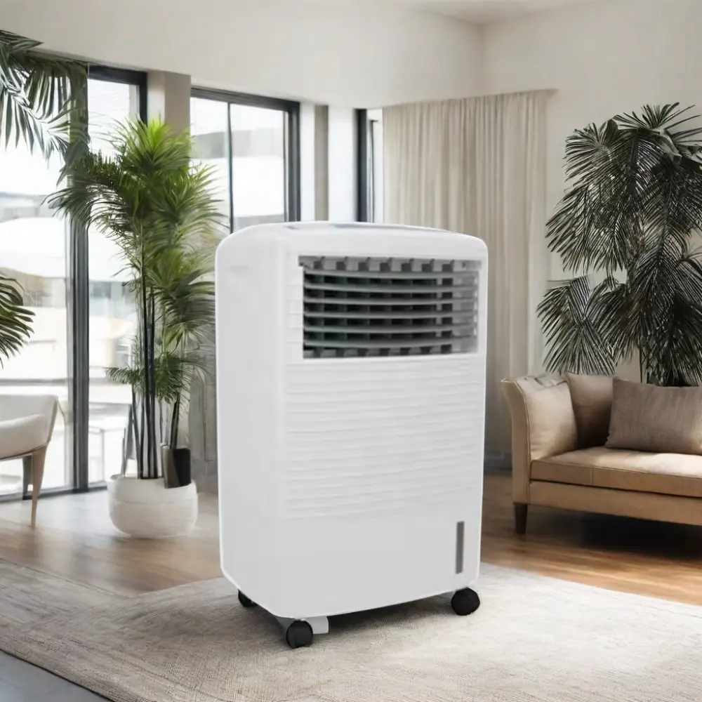 Climatiseur d'été personnalisé pour une utilisation intérieure et extérieure Refroidisseur par évaporation portable pour la maison Source d'alimentation CA électrique